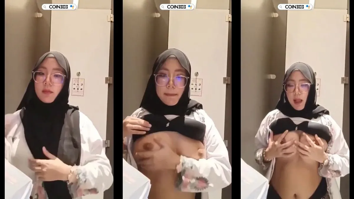 Abg Hijab Sange Di Kamar Mandi Mall