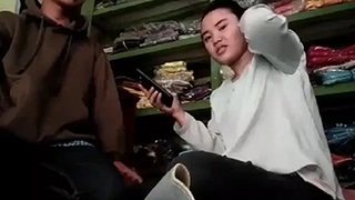 Pasangan Mesum Ngentot Saat Jaga Toko