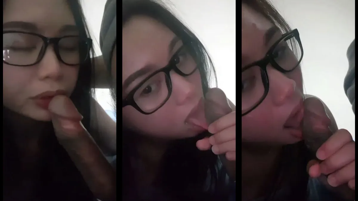 Video Bokep Mahasiswi Kacamata Nyepong